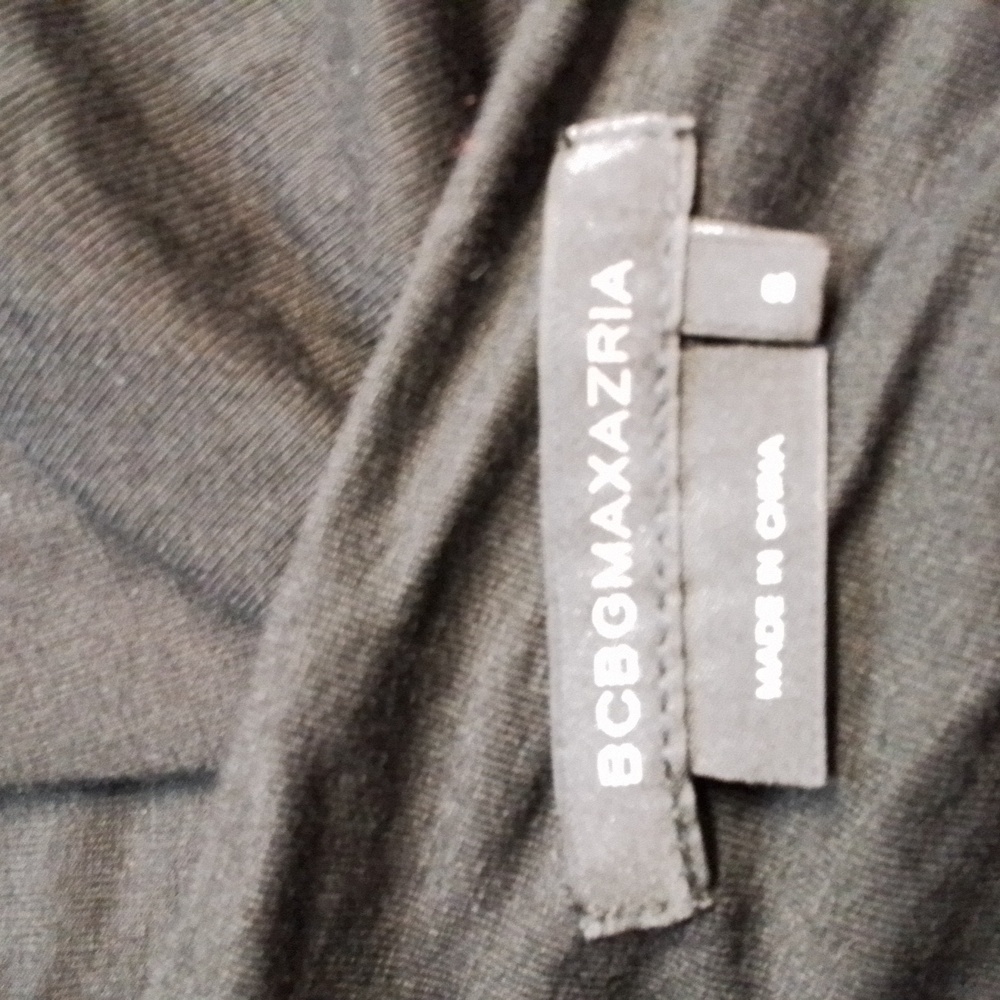 BCBGMAXAZRIA Black rayon tank sundress,  size S. - Picture 6 of 8
